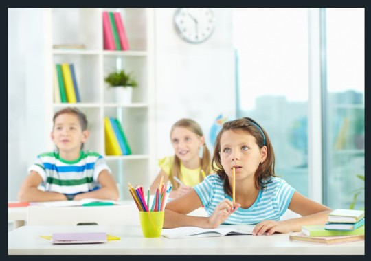 ילדים בכיתה