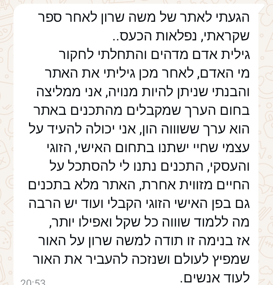 המלצה 1