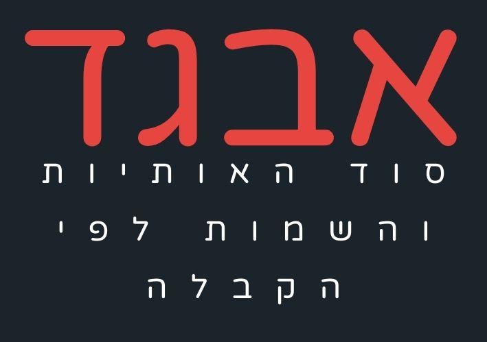 סוד האותיות והשמות | מבוא (1)