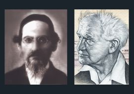 דוד בן גוריון והרב יהודה אשלג
